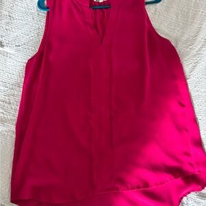 Pleione Fuchsia Sleeveless Blouse